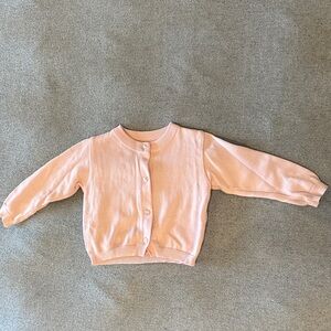 The Beaufort Bonnet Company Light Pink Knit Cardigan